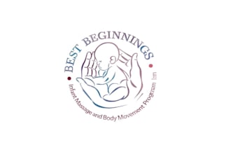 create professional and specially infant massage logo design