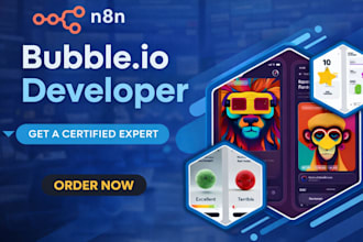 bubble io developer bubble app developer bubble mvp saas bubble marketplace n8n