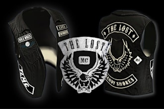 fivem kuttes custom fivem clothing kuttesmc mc vest biker clothing kuttes