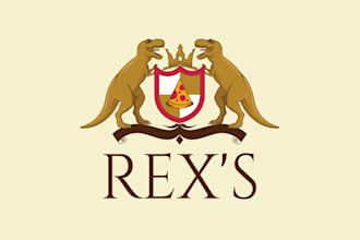 do eye catchy colorful ribbon logo in express delivery