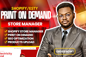 print on demand store manager shopify pod store printify printful esty pod store