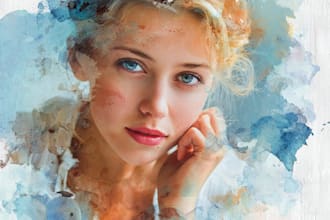give a watercolor effect to your photos in photoshop
