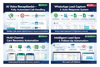 whatsapp business cloud twilio google sheets gmail ghl n8n zapier integration