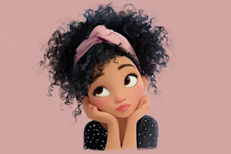 illustrate you as a disney princess, prince, or hero