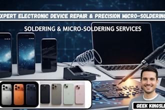 professional electronics repair, soldering and micro soldering services
