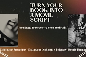novel to screenplay adaptation movie script writing full treatment script doctor