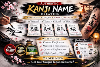 create a meaningful kanji name for you