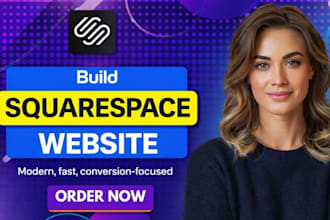 develop squarespace website, website development, business website