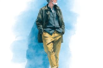 drawing an watercolor portrait illustration