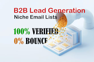 deliver a verified niche b2b email list