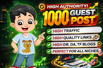 publish high traffic guest post, guest posting with dofollow backlinks
