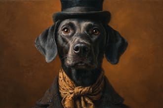 create amazing disney pet portrait