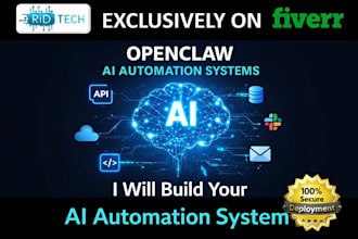 build custom openclaw ai automation agents for your business
