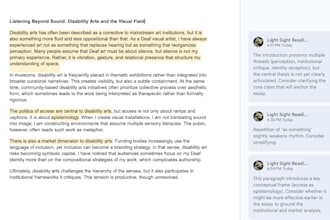 provide developmental and structural editing for essays and research texts