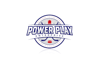 create a bold professional ice hockey team logo design