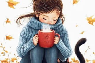 children storybook illustration watercolor