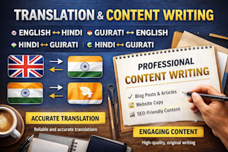 do content writing and translation