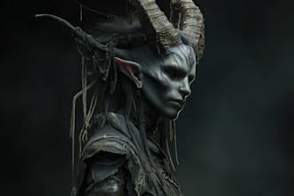 fantasy horror and fantasy horror character