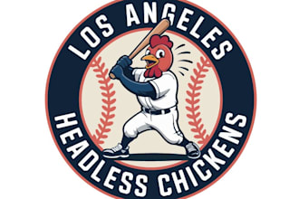 design a professional baseball logo for your company