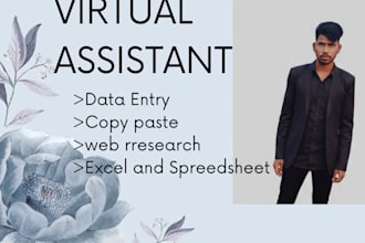 do research and data entry