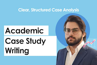 write or solve MBA level business case studies