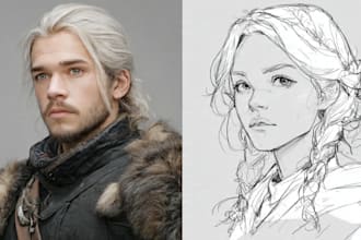 draw for you semi realism and realism art