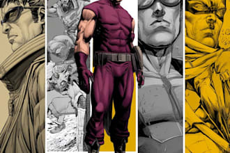 do a custom superhero character in my hero style
