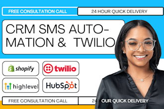 setup twilio SMS automation relay a2p 10dlc registration gohighlevel CRM hubspot