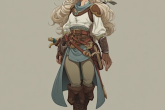 design awesome character dnd rpg fantasy cartoon art and map