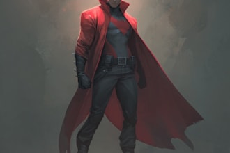 customized you in a superhero famous character