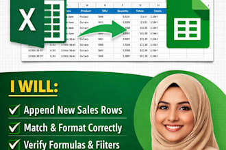 import excel data into google sheets and update sales data