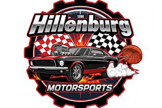 design unique motorsport logo with free vector files