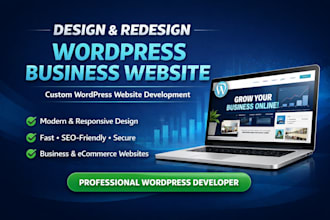 design a professional and affordable wordpress website and elementor expert