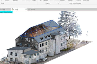 convert point cloud to accurate scan to bim revit model