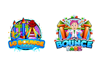 design a professional bounce house logo for your business