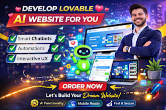 develop lovable ai website for you