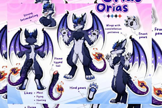 furry ref sheet furry art reference sheet anime ref sheet character design