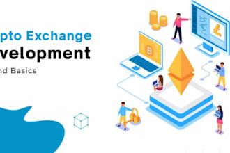 build crypto wallet app, crypto exchange website, fintech wallet app development
