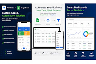 build custom appsheet apps and google sheets automation