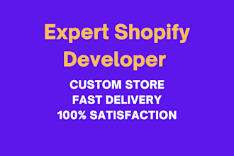 optimize your shopify store and development