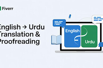 be your certified english to urdu translator