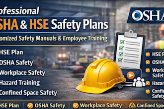 create hse plans osha safety workplace safety and hazard training document