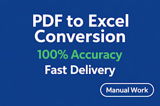 convert PDF to excel with accuracy and fast
