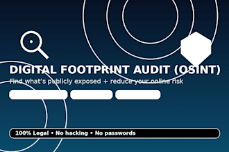 audit your online presence and create a digital footprint reduction plan