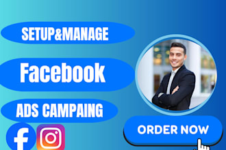 facebook page create and setup and ads campaign
