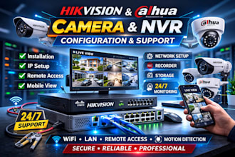 configure your IP camera and nvr for remote viewing