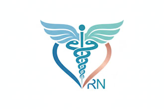 design a compassionate and professional nurse logo for your brand