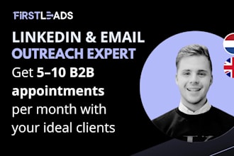 book b2b meeting for you via linkedin and email