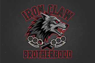 design a bold and edgy gang style logo for your crew or brand