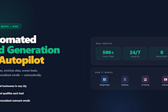 build automated lead generation system using n8n and google maps API